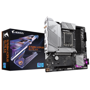 Gigabyte B760M-AORUS ELITE AX WIFI DDR5 s1700 DP HDMI Type-C