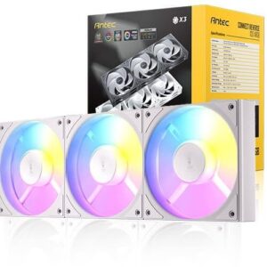 Antec Connect C120 Reverse WHITE 3X120MM PACK Fan RGB
