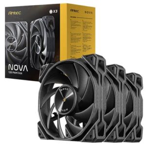 Antec Nova Fan And Speed Controler 3X120MM Pack Fan Black