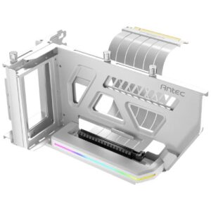 Antec SHIFT ARGB White PCIE-4.0 Adjustable Vertical Bracke