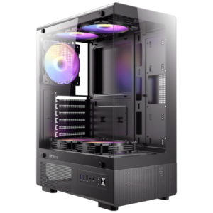 Antec VCX200 RGB ELITE Black Mid Tower Micro-ATX