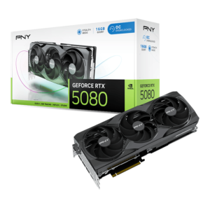 PNY GeForce® RTX5080 Overclocked Triple Fan 16GB GDDR7
