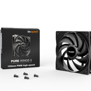 be Quiet! PURE WINGS 3 HS 120MM Fan Black