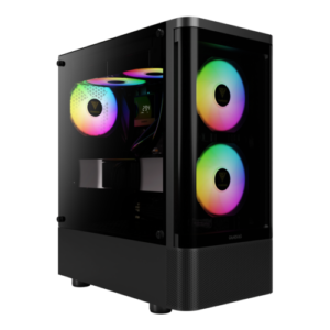 GAMDIAS TALOS E3 CG Black RGB Mid Tower ATX