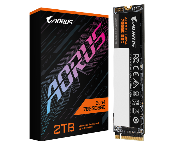 Gigabyte AORUS-Gen4 7000E 2TB 7100/6500MBs SSD NVME