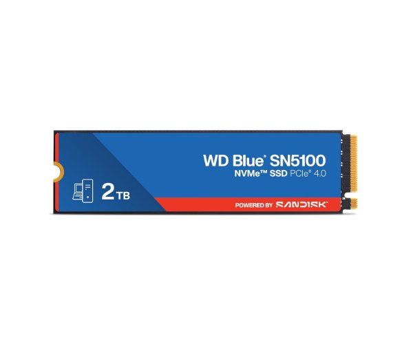 Western digital SN5100 BLUE PCIE4.0 2TB 7100/6700MBs SSD NVME