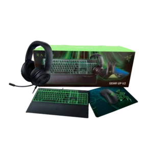סט גיימינג RAZER GEAR UP V2 4in1 הכולל מקלדת גיימינג עכבר פד ואוזניות