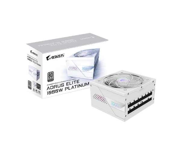 Gigabyte AORUS ELITE  AE1000PM PG5 V2 ICE PCIE 3.0 Fully Modular 1000W 80Plus Platinum