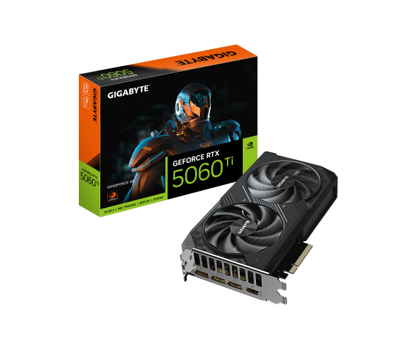 Gigabyte GeForce® RTX5060 Ti WindForce V2 8GB GDDR7