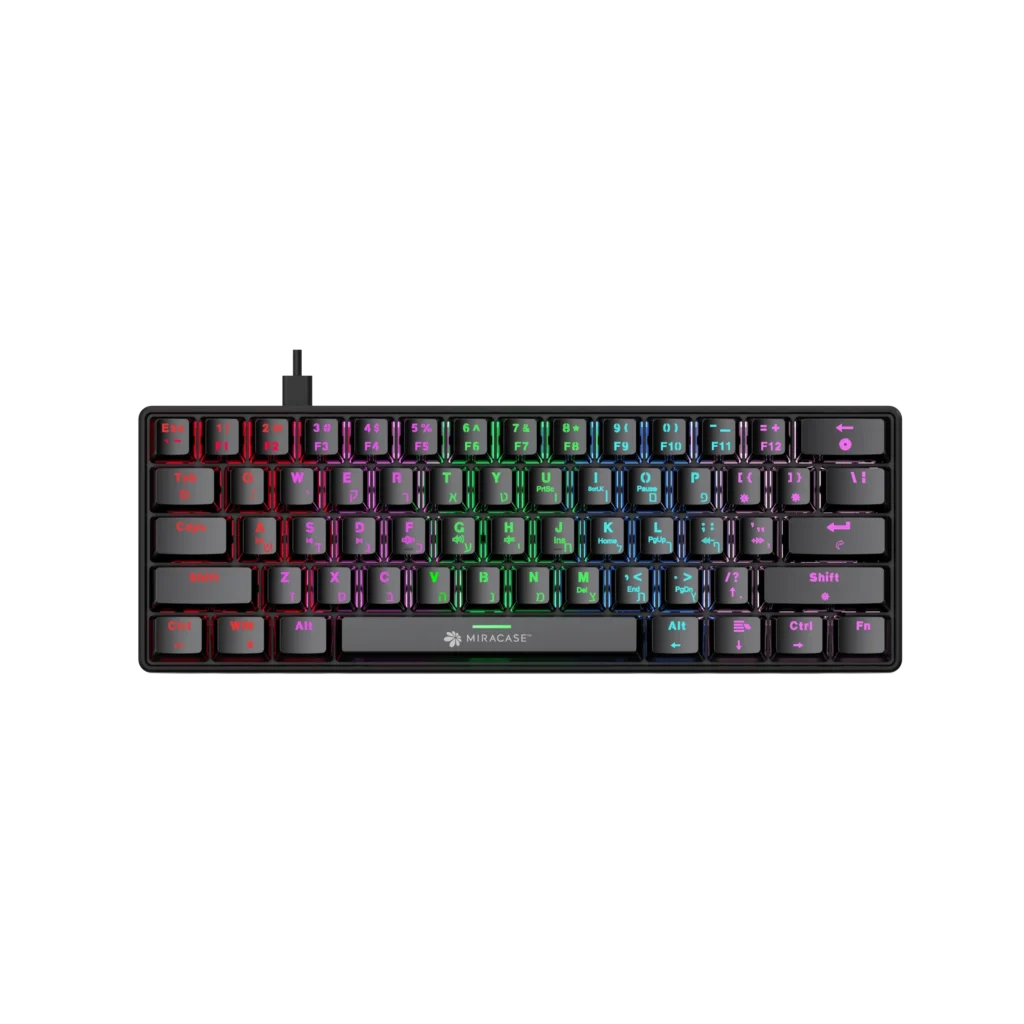 Miracase MMCK100 Red Switches Gaming RGB Wired