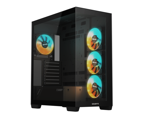 Gigabyte C500 PANORAMIC STEALTH Black RGB Mid Tower ATX
