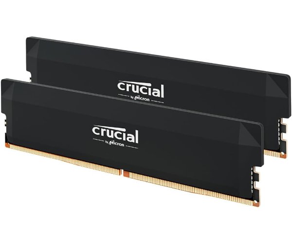 Crucial Pro Overclocking 32GB(2X16GB) DDR5 CL38 6400MHz Black