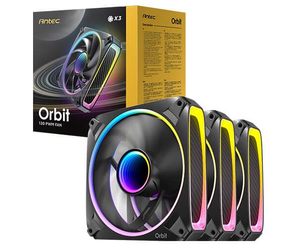Antec Orbit RGB 3X120MM PACK Fan Black