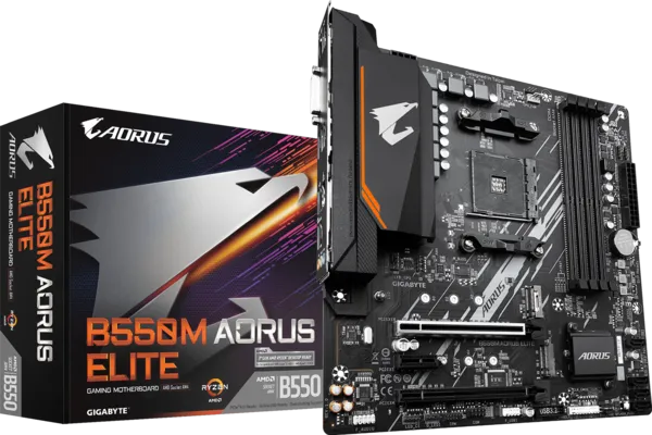 Gigabyte B550M-AORUS ELITE DDR4 AMD AM4 DVI HDMI