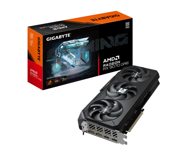 Gigabyte Radeon™ RX9070 GRE Gaming OC 12GB GDDR6