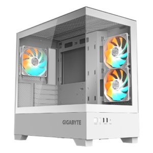 Gigabyte C201 PANORAMIC ICE White RGB Mid Tower Micro-ATX