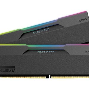 KLEVV CRAS V 32GB(2X16GB)DDR5 CL30 6400MHz RGB Black