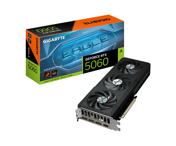 Gigabyte GeForce® RTX5060 EAGLE Max OC 8GB GDDR7